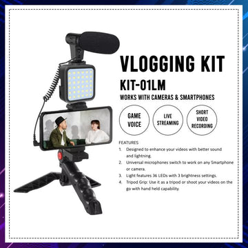 Smartphone & Camera Vlogging Studio Kits