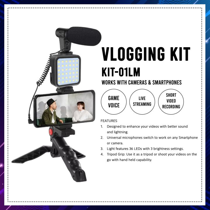 Smartphone & Camera Vlogging Studio Kits
