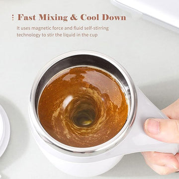 Self Stirring Mug with Lid