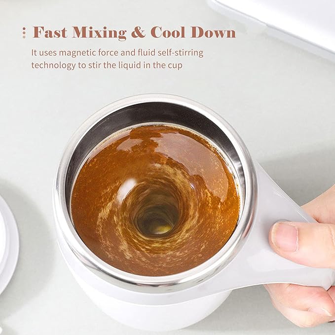 Self Stirring Mug with Lid