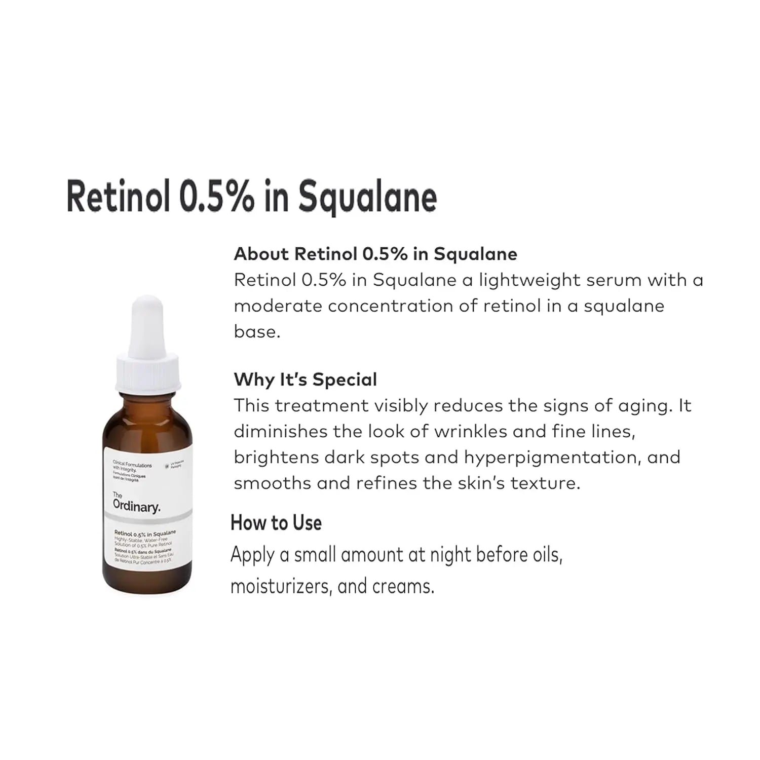 The Ordinary Retinol 0.2% in Squalane